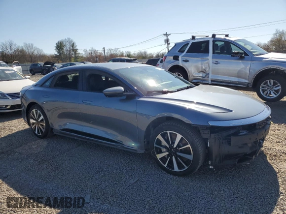 2024 Lucid Air Touring with VIN 50EA1TEA7RA003002, listed as a Copart auction lot 51634865 with 518 mi miles and Salvage Title. Bid and sale history available at carsss.com. Image 4.