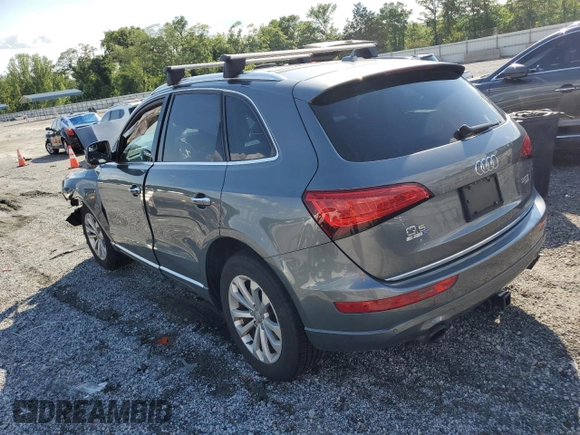 2015 Audi Q5 Premium Plus with VIN WA1LFAFPXFA033588, listed as a Copart auction lot 57030365 with 88,457 mi miles and Salvage title. Bid and sale history available at DreamBid. Image 2.