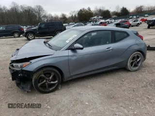 2019 Hyundai Veloster 2.0 with VIN KMHTG6AF8KU017103, listed as a Copart auction lot 47827495 with 131,058 mi miles and Salvage Title. Bid and sale history available at carsss.com. Image 1.