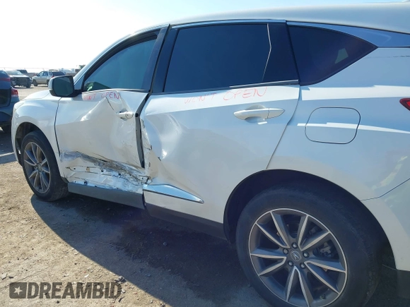 2020 Acura RDX Technology with VIN 5J8TC1H59LL011089, listed as a IAAI auction lot 41246036 with 66,261 mi miles and . Bid and sale history available at DreamBid. Image 6.