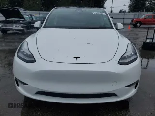 2021 Tesla Model Y Long Range with VIN 5YJYGAEE2MF115988, listed as a Copart auction lot 52206535 with 53,911 mi miles and Salvage Title. Bid and sale history available at DreamBid. Image 5.