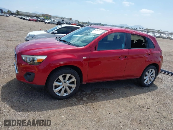 2014 Mitsubishi Outlander Sport ES with VIN 4A4AP3AU0EE014454, listed as a IAAI auction lot 42014902 with 129,189 mi miles. Bid and sale history available at carsss.com. Image 15.
