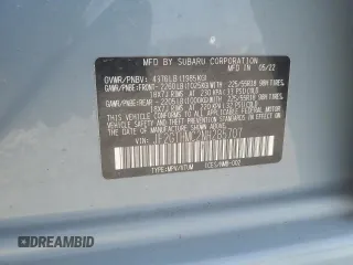 2022 Subaru Crosstrek Limited с VIN JF2GTHMC2NH285707, выставлен на аукционе Copart как лот 53374985 с пробегом 26 123 миль миль и Списание • Salvage title. История ставок и продаж доступна на DreamBid. Изображение 14.