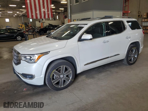 2019 GMC Acadia Denali with VIN 1GKKNXLS3KZ150140, listed as a Copart auction lot 58832575 with 60,724 mi miles and Salvage title. Bid and sale history available at DreamBid. Image 1.