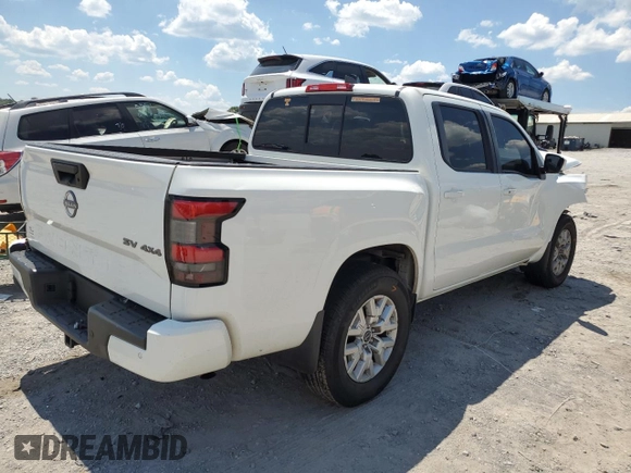 2022 Nissan Frontier SV with VIN 1N6ED1EK2NN671977, listed as a Copart auction lot 63064514 with 38,416 mi miles and Salvage Title. Bid and sale history available at carsss.com. Image 3.