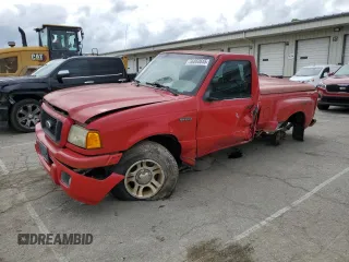 2004 Ford Ranger XL with VIN 1FTYR10U44PB50580, listed as a Copart auction lot 56860645 with Not Provided miles and Non Repairable. Bid and sale history available at DreamBid. Image 1.