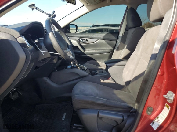 2016 Nissan Rogue SV with VIN KNMAT2MV1GP737495, listed as a Copart auction lot 47624735 with 155,574 mi miles and Salvage Title. Bid and sale history available at carsss.com. Image 7.