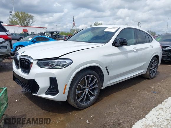 2023 BMW X4 M40i with VIN 5UX43DT03P9P97845, listed as a IAAI auction lot 42098144 with 20,807 mi miles and . Bid and sale history available at DreamBid. Image 2.