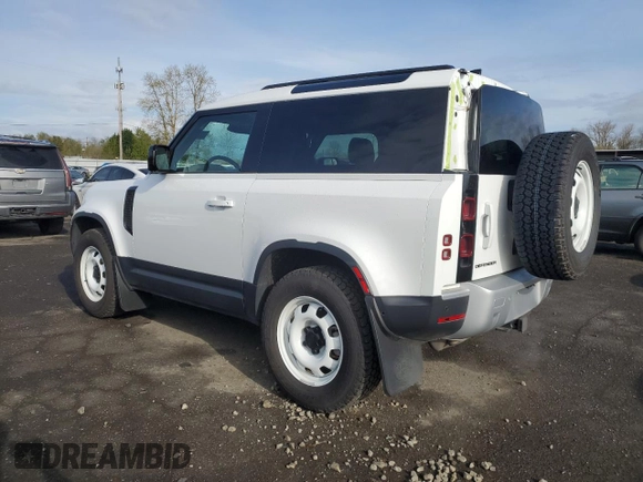 2023 Land Rover Defender S with VIN SALEJ6EX7P2227141, listed as a Copart auction lot 50351785 with 8,810 mi miles and Salvage title. Bid and sale history available at DreamBid. Image 2.