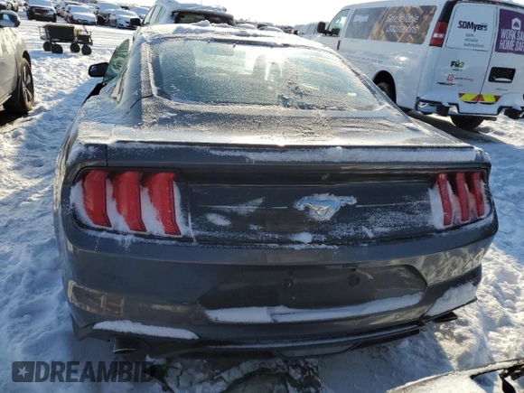 2020 Ford Mustang EcoBoost with VIN 1FA6P8TH6L5108044, listed as a Copart auction lot 43721055 with Not Provided miles and Salvage Title. Bid and sale history available at carsss.com. Image 6.