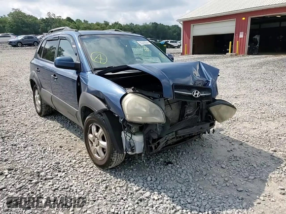 2005 Hyundai Tucson GLS with VIN KM8JN12D35U072088, listed as a Copart auction lot 65343044 with 191,437 mi miles and Salvage Title. Bid and sale history available at carsss.com. Image 11.
