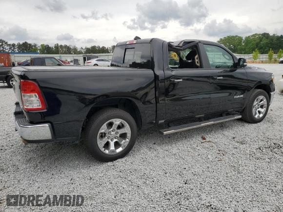 2020 Ram 1500 Big Horn with VIN 1C6SRFFM7LN248711, listed as a Copart auction lot 55170095 with 60,531 mi miles and Clean Title. Bid and sale history available at carsss.com. Image 3.