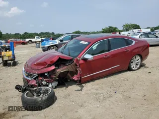 2018 Chevrolet Impala Premier with VIN 1G1125S36JU142584, listed as a Copart auction lot 61025625 with 21,496 mi miles and Salvage title. Bid and sale history available at DreamBid. Image 1.