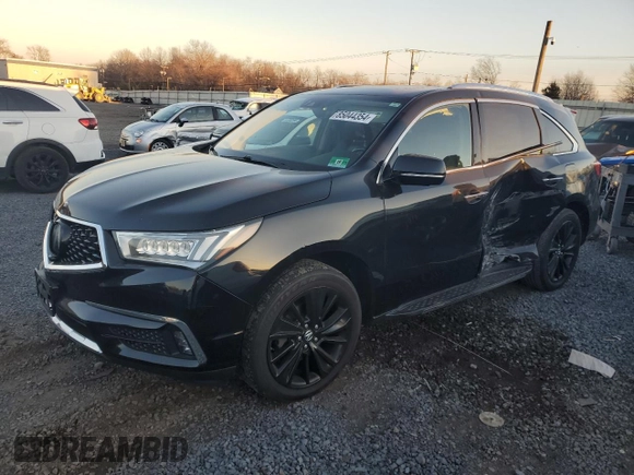 2018 Acura MDX Advance with VIN 5J8YD4H88JL002881, listed as a Copart auction lot 85044354 with 76,131 mi miles and Salvage Title. Bid and sale history available at DreamBid. Image 1.