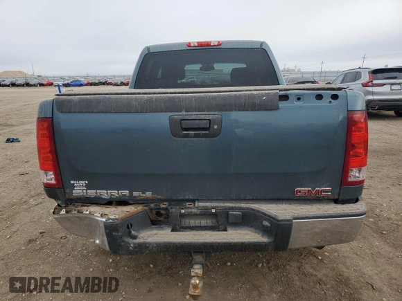 2012 GMC Sierra 1500 SLE with VIN 3GTP2VE7XCG229748, listed as a Copart auction lot 49406955 with 132,606 mi miles and Salvage Title. Bid and sale history available at DreamBid. Image 6.