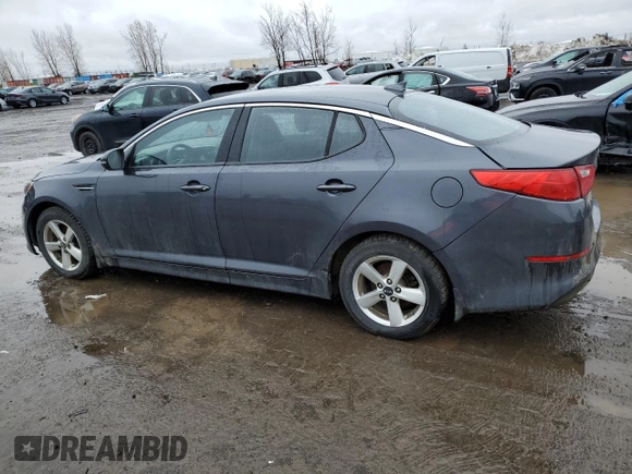 2015 Kia Optima LX with VIN KNAGM4A70F5638487, listed as a Copart auction lot 51425135 with 147,626 mi miles and Salvage Title. Bid and sale history available at carsss.com. Image 2.