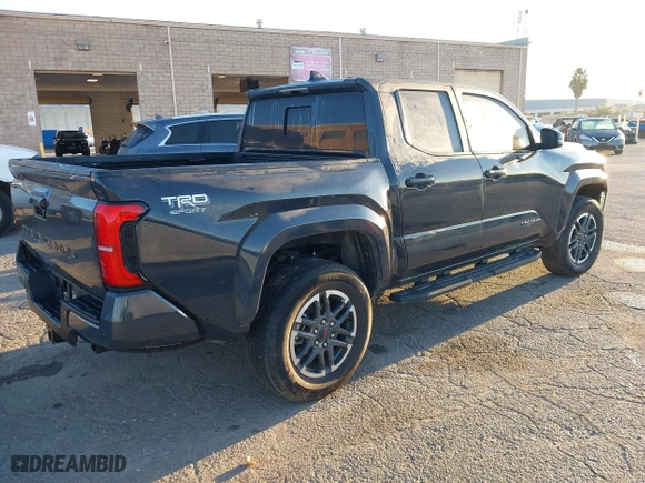 2024 Toyota Tacoma 4WD SR5 with VIN 3TMLB5JN3RM046513, listed as a IAAI auction lot 41231528 with 7,091 mi miles. Bid and sale history available at carsss.com. Image 4.