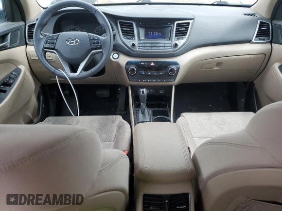 2017 Hyundai Tucson Value with VIN KM8J3CA24HU295715, listed as a Copart auction lot 53485325 with 100,351 mi miles and Clean Title. Bid and sale history available at carsss.com. Image 8.