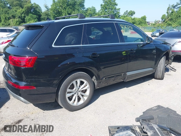 2019 Audi Q7 Premium Plus with VIN WA1LAAF77KD012284, listed as a IAAI auction lot 42587290 with 50,976 mi miles and . Bid and sale history available at DreamBid. Image 4.