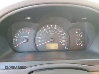 2005 Kia Spectra LX with VIN KNAFE122855108907, listed as a Copart auction lot 77502354 with Not Provided miles and Salvage Title. Bid and sale history available at carsss.com. Image 9.