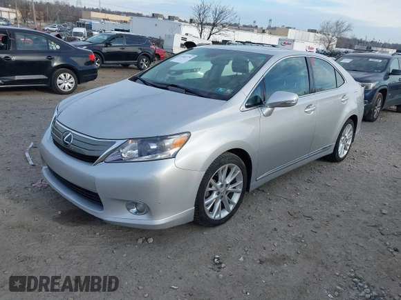 2010 Lexus HS 250h with VIN JTHBB1BA2A2022276, listed as a IAAI auction lot 41642791 with 76,879 mi miles and . Bid and sale history available at DreamBid. Image 2.