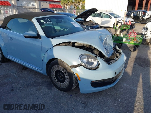 2013 Volkswagen Beetle 2.5L with VIN 3VW5P7AT0DM812482, listed as a IAAI auction lot 42103987 with 105,513 mi miles and . Bid and sale history available at DreamBid. Image 6.