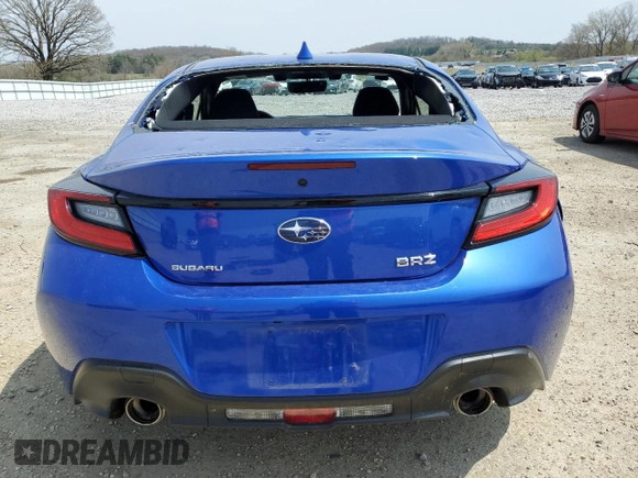 2023 Subaru BRZ Premium with VIN JF1ZDBC13P8700298, listed as a Copart auction lot 54741615 with 14,191 mi miles and Salvage Title. Bid and sale history available at carsss.com. Image 6.