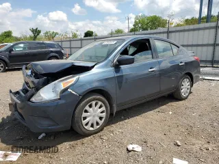 2017 Nissan Versa SV z VIN 3N1CN7AP4HL845387, wystawiony jako Copart lot #57049575 z przebiegiem 69 569 mil mil oraz Szkoda całkowita • Salvage title. Historia ofert i sprzedaży dostępna na DreamBid. Obrazek 1.