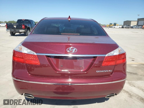 2009 Hyundai Genesis with VIN KMHGC46F09U044266, listed as a Copart auction lot 73326074 with 50,026 mi miles and Salvage Title. Bid and sale history available at carsss.com. Image 6.