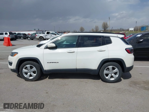 2021 Jeep Compass Latitude with VIN 3C4NJCBB7MT580777, listed as a IAAI auction lot 41813784 with 41,326 mi miles and . Bid and sale history available at DreamBid. Image 14.