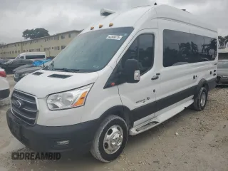 2020 Ford Transit with VIN 1FTRS4UG5LKB62120, listed as a Copart auction lot 42505275 with 27,498 mi miles and Non Repairable. Bid and sale history available at DreamBid. Image 1.