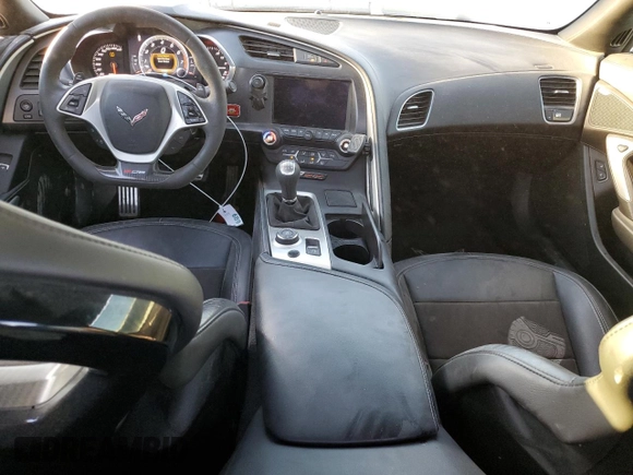 2015 Chevrolet Corvette Z06 1LZ with VIN 1G1YN2D6XF5600852, listed as a Copart auction lot 77619184 with 47,557 mi miles and Clean Title. Bid and sale history available at carsss.com. Image 8.