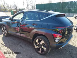 2024 Hyundai Kona Limited with VIN KM8HECA3XRU115110, listed as a IAAI auction lot 42022862 with 5,685 mi miles and . Bid and sale history available at carsss.com. Image 3.