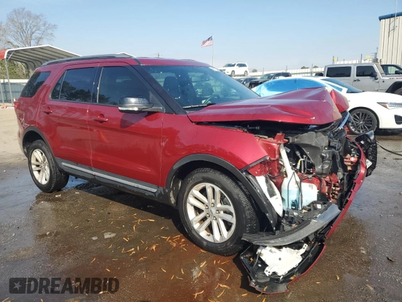 2017 Ford Explorer XLT with VIN 1FM5K7D81HGD34741, listed as a Copart auction lot 44147335 with 35,999 mi miles and Salvage title. Bid and sale history available at DreamBid. Image 4.