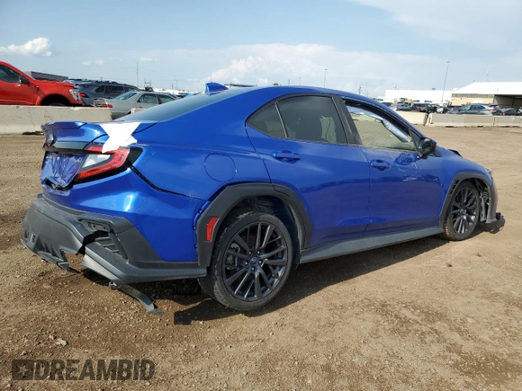 2022 Subaru WRX Premium with VIN JF1VBAF65N9013367, listed as a Copart auction lot 65460135 with Not provided miles and Clean title. Bid and sale history available at DreamBid. Image 3.