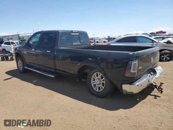 2015 Ram 2500 Laramie with VIN 3C6UR5KL5FG580725, listed as a Copart auction lot 61797534 with 214,156 mi miles and Salvage title. Bid and sale history available at DreamBid. Image 2.