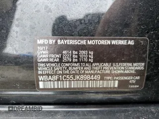 2018 BMW 3 Series with VIN WBA8F1C55JK898449, listed as a Copart auction lot 47786005 with 90,981 mi miles and Salvage title. Bid and sale history available at DreamBid. Image 12.