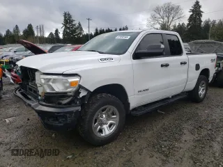 2020 Ram 1500 Tradesman with VIN 1C6RRFCG2LN264960, listed as a Copart auction lot 87938165 with 120,900 mi miles and Clean title. Bid and sale history available at DreamBid. Image 1.