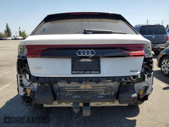 2021 Audi Q8 Premium Plus с VIN WA1EVAF10MD001560, выставлен на аукционе Copart как лот 56559745 с пробегом 68 038 миль миль и Списание • Salvage title. История ставок и продаж доступна на DreamBid. Изображение 6.