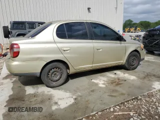2001 Toyota ECHO with VIN JTDBT123110187750, listed as a Copart auction lot 51154505 with 25,620 mi miles and Salvage Title. Bid and sale history available at DreamBid. Image 3.