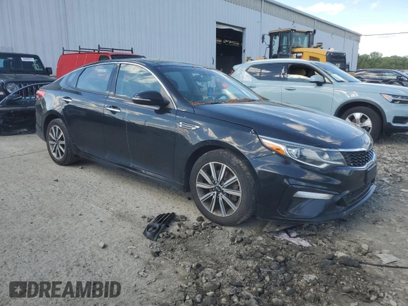 2019 Kia Optima LX z VIN 5XXGT4L39KG308627, wystawiony jako Copart lot #55632815 z przebiegiem 154 994 mil mil oraz Szkoda całkowita • Salvage title. Historia ofert i sprzedaży dostępna na DreamBid. Obrazek 4.