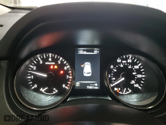 2017 Nissan Rogue SL with VIN JN8AT2MT5HW131045, listed as a Copart auction lot 49632295 with 75,601 mi miles and Salvage Title. Bid and sale history available at DreamBid. Image 9.
