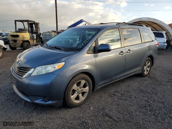 2014 Toyota Sienna LE AAS with VIN 5TDKK3DCXES434519, listed as a Copart auction lot 44997485 with 161,476 mi miles and Salvage Title. Bid and sale history available at carsss.com. Image 1.