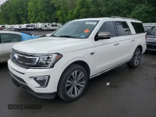 2020 Ford Expedition Max King Ranch with VIN 1FMJK1PT1LEA16652, listed as a Copart auction lot 58063445 with 77,588 mi miles and Salvage title. Bid and sale history available at DreamBid. Image 1.
