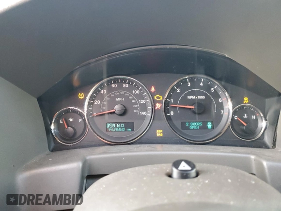 2006 Jeep Commander with VIN 1J8HH48N86C128361, listed as a Copart auction lot 77609564 with 142,660 mi miles and Clean Title. Bid and sale history available at carsss.com. Image 9.