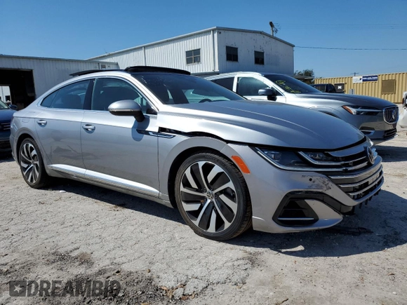 2021 Volkswagen Arteon SEL R-Line with VIN WVWHR7AN5ME003786, listed as a Copart auction lot 75170784 with 64,470 mi miles and Salvage title. Bid and sale history available at DreamBid. Image 4.