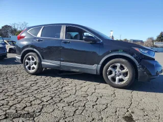 2018 Honda CR-V EX with VIN 7FARW1H5XJE045756, listed as a Copart auction lot 42210655 with 74,719 mi miles and Salvage Title. Bid and sale history available at carsss.com. Image 4.