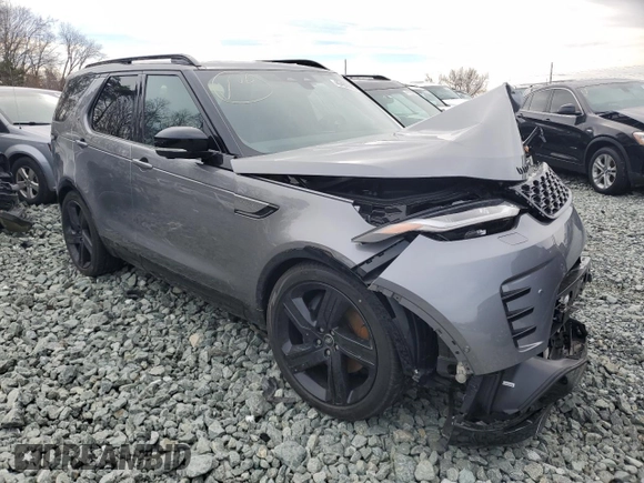 2024 Land Rover Discovery with VIN SALRL4EU3R2493345, listed as a Copart auction lot 46492665 with 9,656 mi miles and Salvage Title. Bid and sale history available at DreamBid. Image 4.