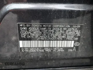 2010 Lexus IS 350 with VIN JTHBE5C2XA2017476, listed as a Copart auction lot 55047375 with 113,988 mi miles and Salvage Title. Bid and sale history available at DreamBid. Image 13.