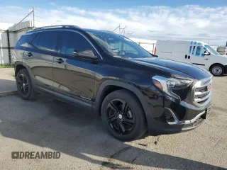 2020 GMC Terrain SLT with VIN 3GKALPEV8LL167808, listed as a Copart auction lot 48208095 with 84,006 mi miles and Salvage Title. Bid and sale history available at DreamBid. Image 4.